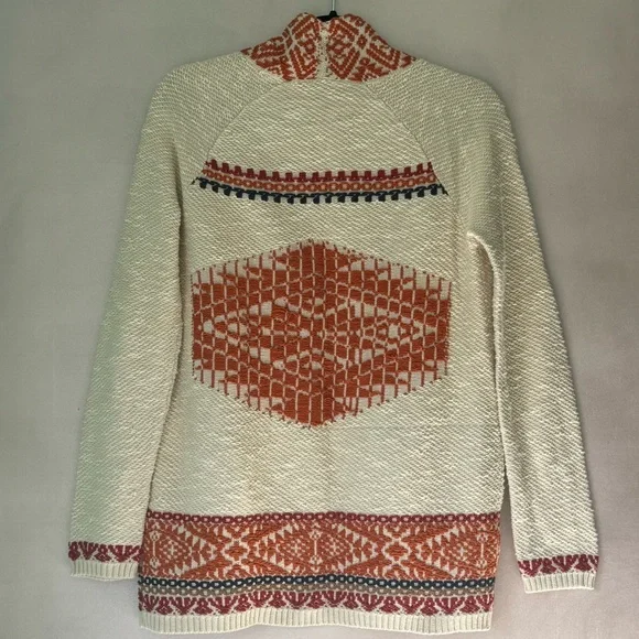 Lucky Brand Linen Cotton Embroidered Boho Deep Pocket Cardigan - Picture 4 of 11